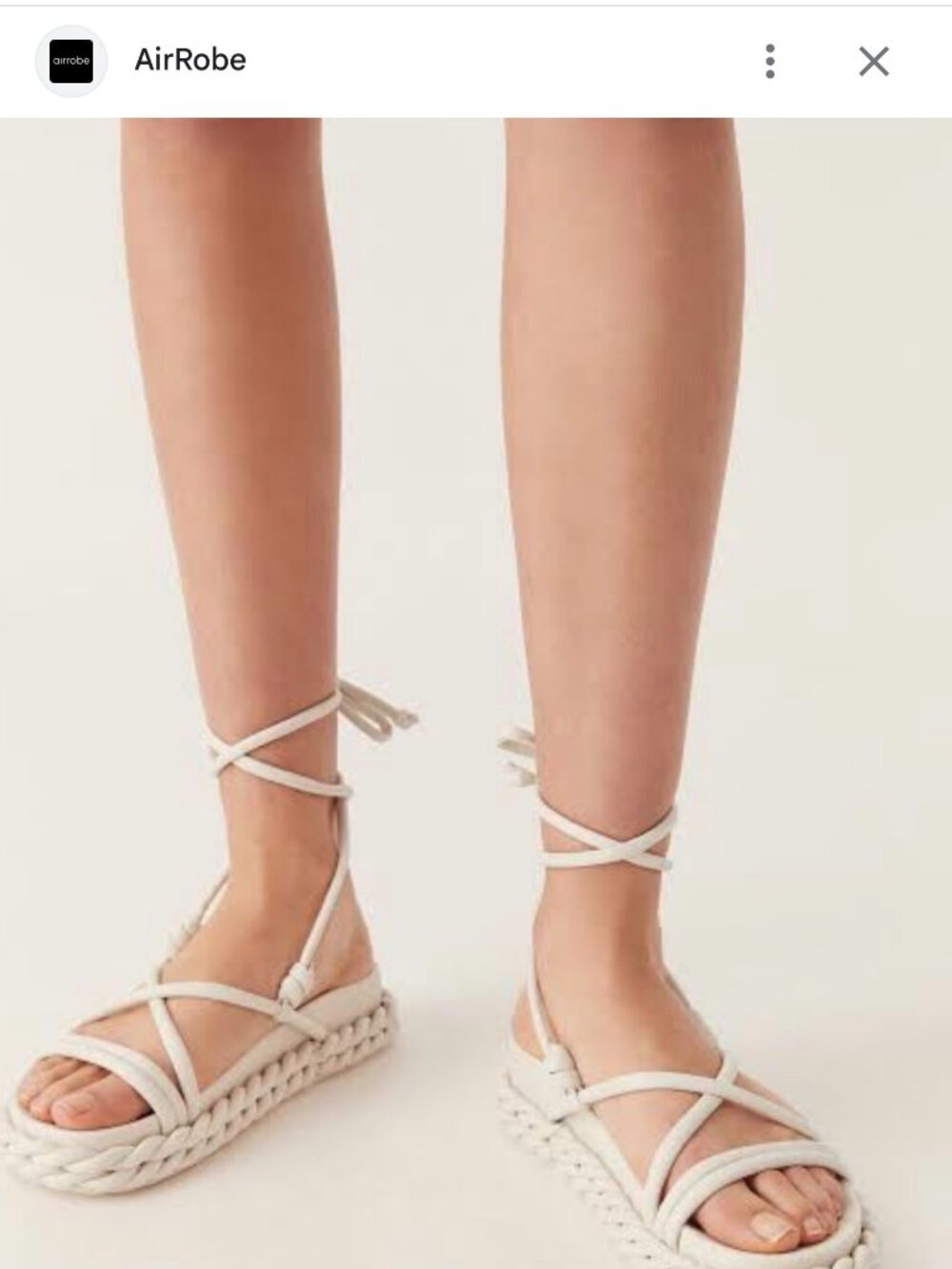 Aje Cosima Wrap Sandals BNWOT Size 40 EU / US 10